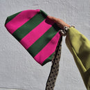 Sunday Stripe Clutch