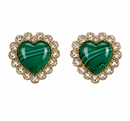 Raven Heart Studs