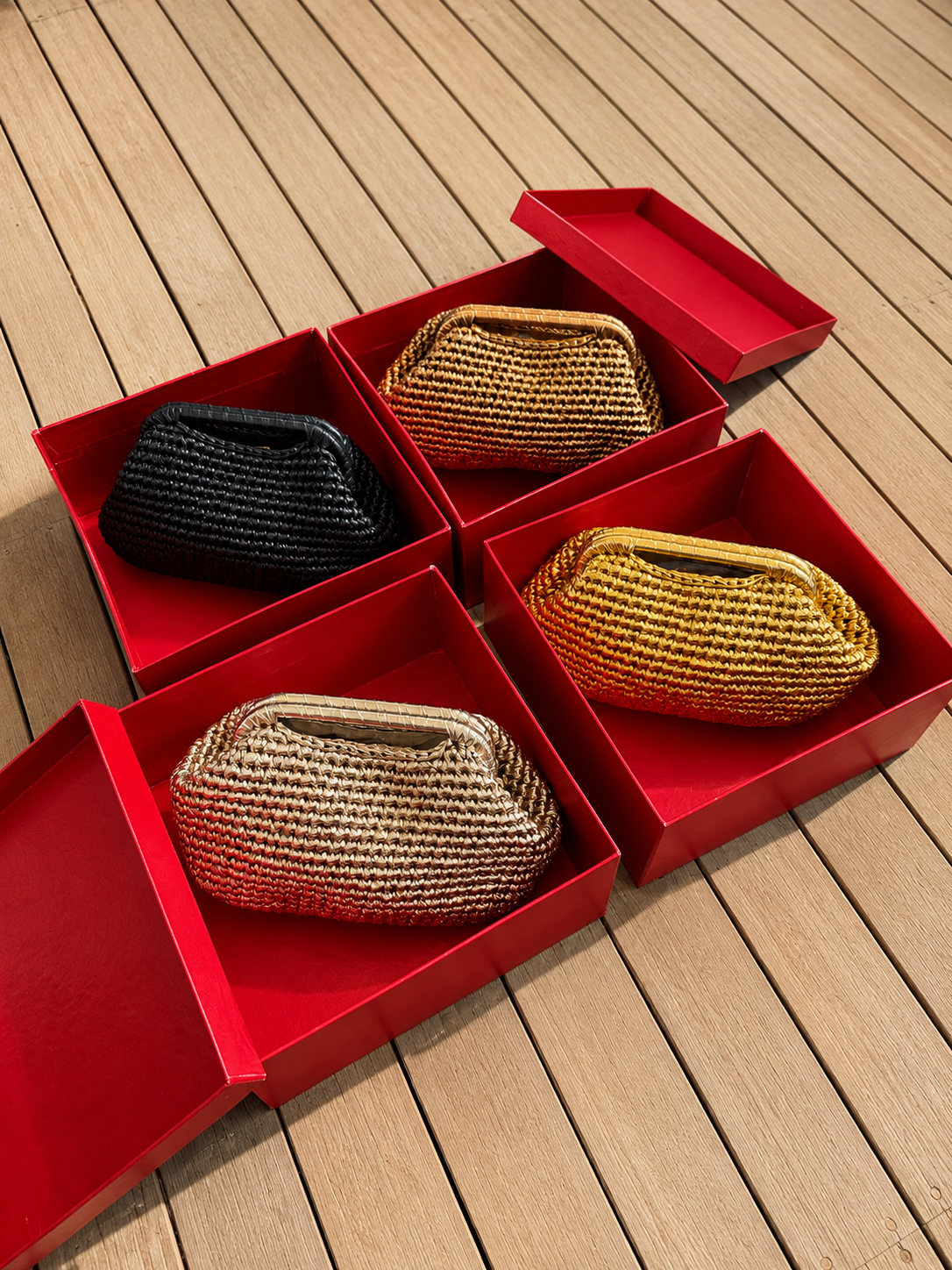 Luna Weave Clutch