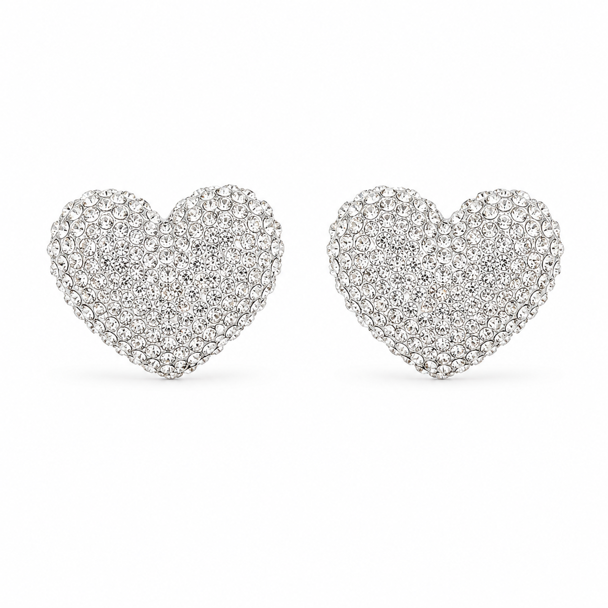 Gleaming Heart Studs