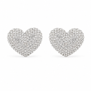 Gleaming Heart Studs