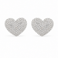Gleaming Heart Studs